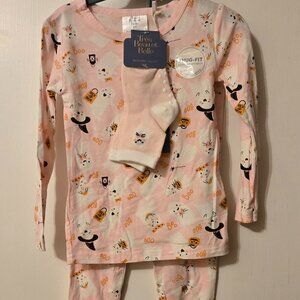 🎃 Tres Beau et Belle Toddler Girl Bamboo Pajama Set 2t 3t Spooky Ghost Pink